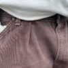 【Unisex】MADE by sunny side up. | メイド バイ サニーサイドアップ　Re Tarpered Duck Pants - BROWN / SIZE 4 [SR-193-005] - 画像 (4)