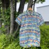 【Men's】patagonia | パタゴニア　Men's Go To Shirt - HIGH HOPES GEO : SALAMANDER GREEN [52691] - 画像 (2)