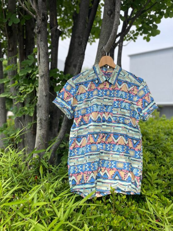 【Men's】patagonia | パタゴニア　Men's Go To Shirt - HIGH HOPES GEO : SALAMANDER GREEN [52691]