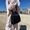 【Unisex】BAICYCLON by bagjack | バイシクロン バイ バッグジャック　Drawstring Bag (Small) - BLACK [BCL-47] - 画像 (3)
