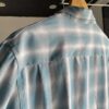 【Men's】BIG MIKE | ビッグマイク　Rayon Mix Ombre Check Shirts - MINT × WHITE - 画像 (11)