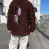 【Men's】NEEDLES | ニードルズ　V Neck Cardigan [CHIMAYO] - BROWN - 画像 (14)