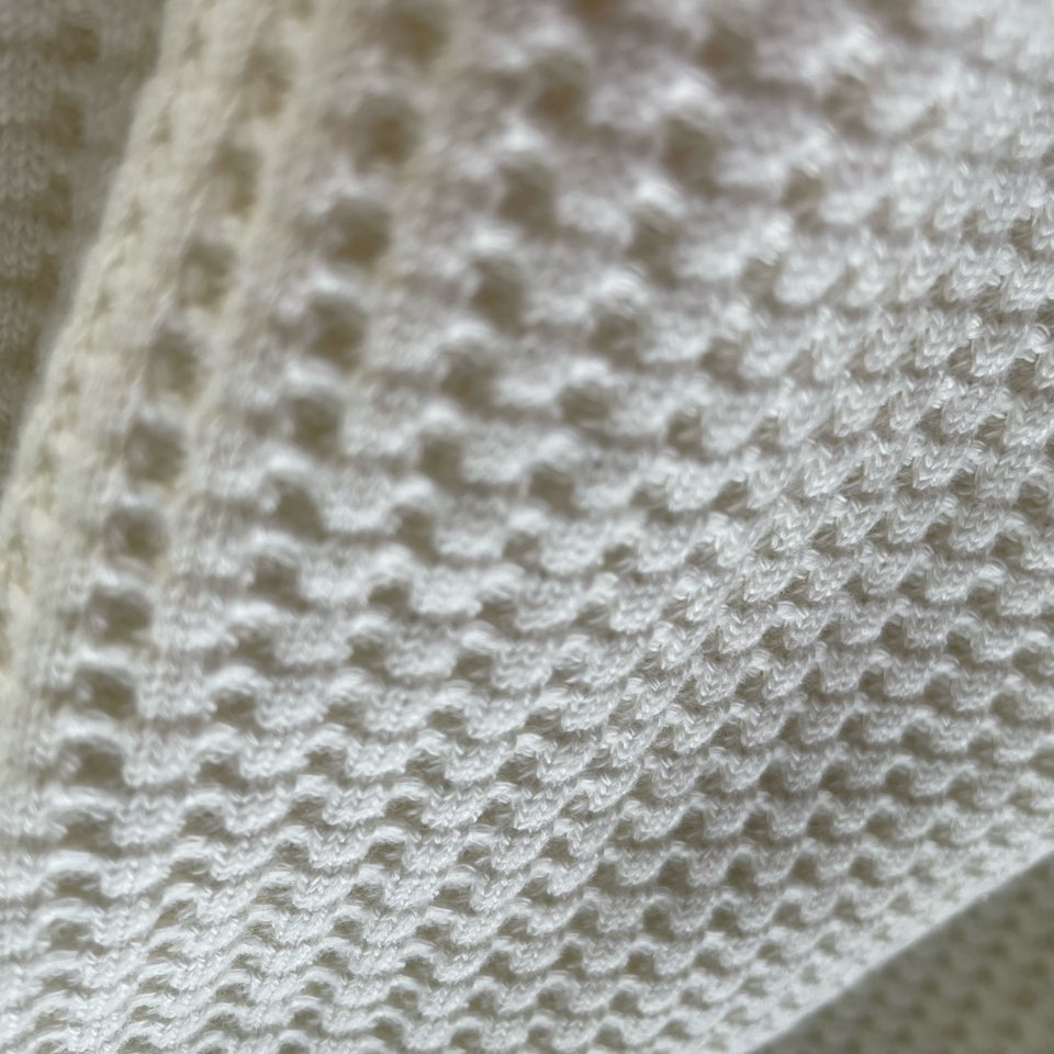 【Unisex】JEMORGAN | ジェーイーモーガン Big Waffle Crew Neck - WHITE - 画像 (13)