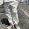 【Unisex】BURLAP OUTFITTER | バーラップアウトフィッター　Track Pant Solid - OFF WHITE - 画像 (2)