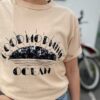 【Ladies】free rage | フリーレイジ　Rycycle Cotton Tee "MORNING OCEAN" - PEACH - 画像 (6)