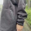 【Unisex】BURLAP OUTFITTER | バーラップアウトフィッター　Knit Fleece Half Zip Top - BLACK - 画像 (4)