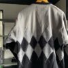 【Men's】BURLAP OUTFITTER | バーラップアウトフィッター　Argyle Fleece Cardigan - GREY / BLACK - 画像 (12)