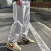 NEEDLES | ニードルズ　Zipped Sweat Pant [C/Pe Bright Jersey] - ICE WHITE [MR308] - 画像 (5)