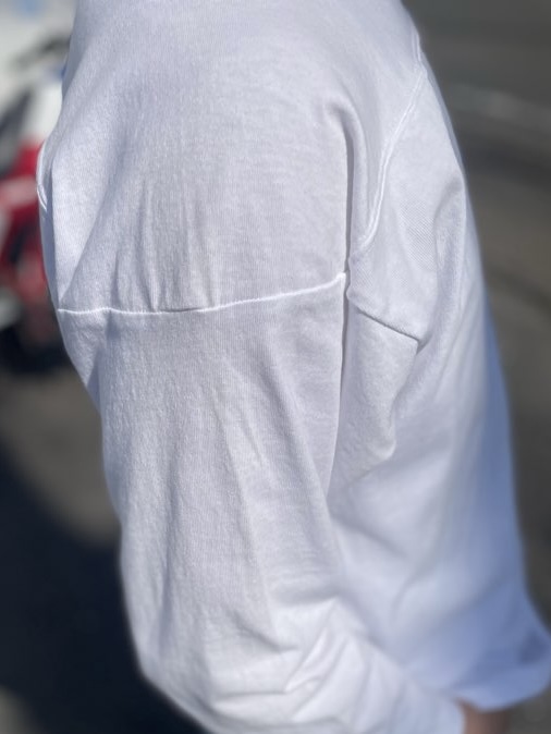 【Unisex】ThE hommage | オマージュ 『ヨン・ゴーTee』"Football" - WHITE - 画像 (7)