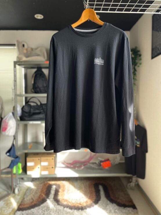 【Men's】patagonia | パタゴニア　L/S Strataspire Responsibili-Tee - BLACK
