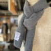 【Unisex】Cozy Cashmere Company | コージーカシミヤカンパニー　 Cashmere Single Rib Scarf - GREY - 画像 (2)