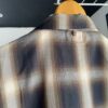 【Men's】BIG MIKE | ビッグマイク　Rayon Mix Ombre Check S/S Shirts - BLACK × BROWN - 画像 (13)