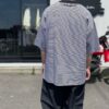 【Men's】Less by SHELTECH | シェルテック　Wide Tee Border - BLACK × WHITE - 画像 (8)