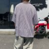 【Men's】Less by SHELTECH | シェルテック　Wide Tee - BROWN × WHITE - 画像 (8)