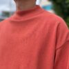 【Men's】*A VONTADE | アボンタージ　Mock Neck LS - SUNBURN RED [VTD-0623-CS] - 画像 (4)