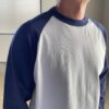 WALLA WALLA SPORT | ワラワラスポーツ　3/4 Baseball Tee 2 Tone - WHITE / NAVY - 画像 (4)