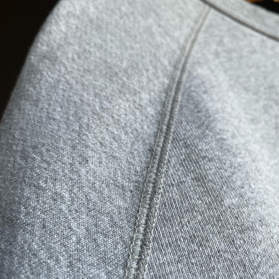 【Unisex】WALLA WALLA SPORT | ワラワラスポーツ 13oz Crew Sweat Shirt  - HEATHER GREY - 画像 (12)