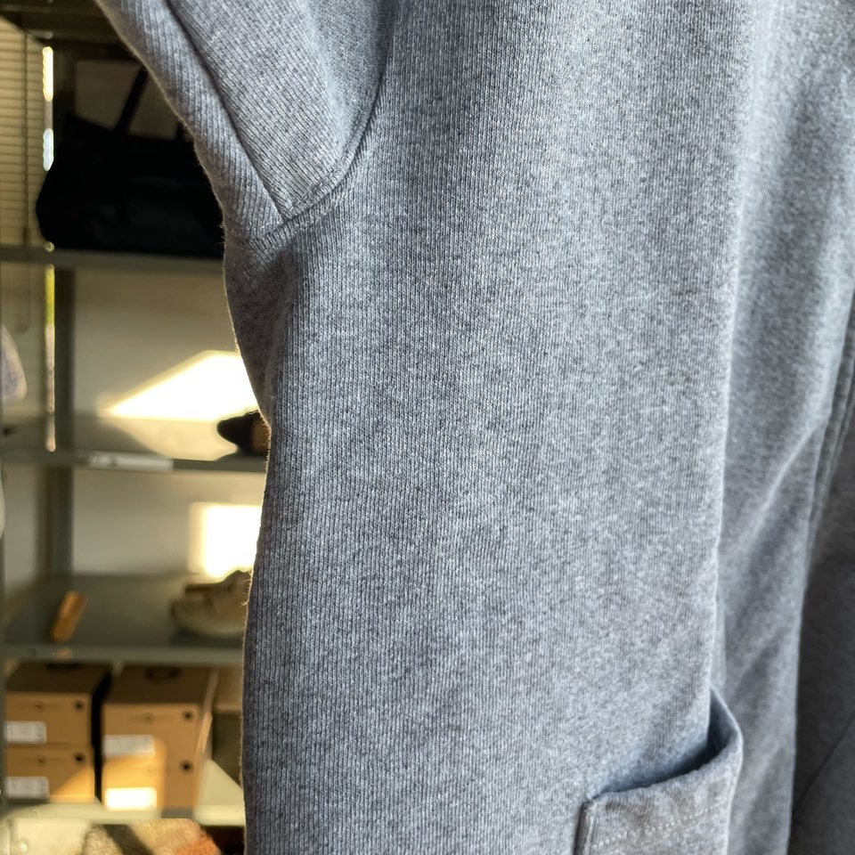 【Unisex】WALLA WALLA SPORT | ワラワラスポーツ 13oz Full Zip Hoodie - HEATHER GREY - 画像 (9)