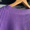 【Unisex】JEMORGAN | ジェーイーモーガン　Big Waffle Crew Neck - PURPLE - 画像 (12)