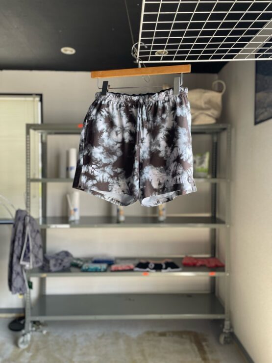 【Men's】STAMP Run&Co | スタンプ ランアンドカンパニー　STAMP 3 Pocket Shorts - TIE DYE BLACK