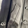 【Men's】NEEDLES | ニードルズ　Double Breasted Car Coat 《Cow Leather》- BLACK [NS077] - 画像 (4)