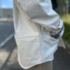 【Men's】free rage | フリーレイジ　"10oz DENIM" PLAY WORK No Collar Jacket - ECRU - 画像 (11)