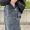 【Unisex】MADE by sunny side up. | メイド バイ サニーサイドアップ　Re Tarpered Duck Pants - BLACK / SIZE 2 [SR-193-005] - 画像 (8)