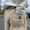 【Unisex】MADE by sunny side up. | メイド バイ サニーサイドアップ　Re Tarpered Duck Pants - BEIGE / SIZE 3 [SR-193-005] - 画像 (10)