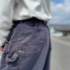 【Unisex】MADE by sunny side up. | メイド バイ サニーサイドアップ　Re Tarpered Duck Pants - BLACK / SIZE 3 [SR-193-005] - 画像 (7)