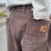 【Unisex】MADE by sunny side up. | メイド バイ サニーサイドアップ　Re Tarpered Duck Pants - BROWN / SIZE 4 [SR-193-005] - 画像 (8)