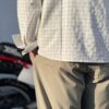 【Men's】patagonia | パタゴニア　Men's L/S Self Guided Sun Shirt - NORTH FORK : CRISP GREY [41825] - 画像 (6)