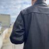 【Men's】*A VONTADE | アボンタージ　Leather Car Coat - BLACK [VTD-0106-24AW] - 画像 (9)