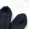 【Unisex】decka Quality Socks | デカ クオリティーソックス　Cased Heavyweight Plain Socks - BLACK - 画像 (5)