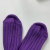 【Unisex】decka Quality Socks | デカ クオリティーソックス　Cased Heavyweight Plain Socks - PURPLE - 画像 (5)