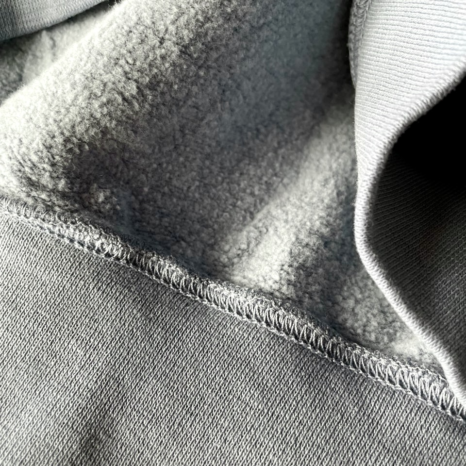 【Unisex】the hommage effort | オマージュ Garment Dye Sweat Hoodie - BLUE - 画像 (11)