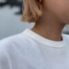 【Ladies】free rage | フリーレイジ　Rycycle Cotton Tee "MORNING OCEAN" - WHITE - 画像 (3)