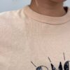 【Ladies】free rage | フリーレイジ　Rycycle Cotton Tee "MORNING OCEAN" - PEACH - 画像 (3)