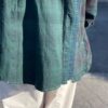 【Unisex】Rebuild by Needles | リビルドバイニードルズ　Flannel Shirt  7Cut Wide Sht / Over Dye - GREEN Ⅱ - 画像 (10)