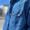 【Men's】*A VONTADE | アボンタージ　Lax Western Shirts - FADE INDIGO [VTD-0370-SH] - 画像 (7)