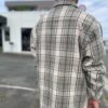 【Men's】BIG MIKE | ビッグマイク　Heavy Flannel Shirts - MINT×BRN×OFF - 画像 (9)
