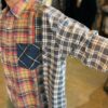 【Unisex】Rebuild by Needles | リビルドバイニードルズ　Flannel Shirt 7Cut Wide Sht - C - 画像 (4)