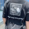 【Men's】THE NORTH FACE | ザ・ノースフェイス　S/S Bandana Square Logo Tee - ブラック [NT32446] - 画像 (10)