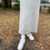 【Ladies】THOUSAND MILE | サウザンドマイル　Slit Skirt Set Up - GREY - 画像 (8)