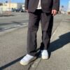 【Men's】Needles  | ニードルズ　Warm Up Pant [Poly Ripstop] - BLACK - 画像 (8)