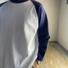 WALLA WALLA SPORT | ワラワラスポーツ　3/4 Baseball Tee 2 Tone - WHITE / NAVY - 画像 (5)