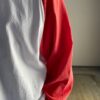 WALLA WALLA SPORT | ワラワラスポーツ　3/4 Baseball Tee 2 Tone - WHITE / SUN RED - 画像 (5)