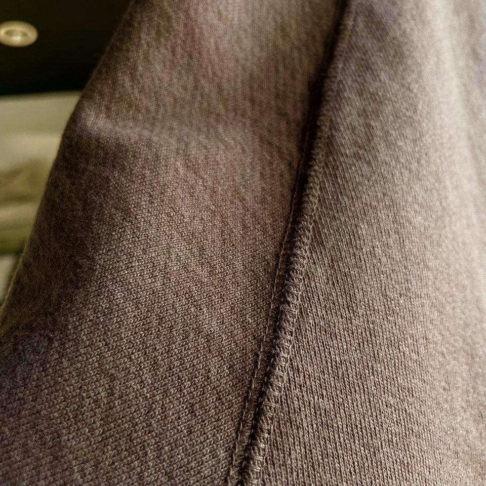 【Unisex】WALLA WALLA SPORT | ワラワラスポーツ 13oz Crew Sweat Shirt - DARK BROWN - 画像 (10)