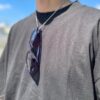 【Men's】7.5oz Drop Shoulder Big Tee - BLACK - 画像 (3)
