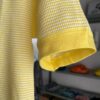 【Ladies】Healthknit | ヘルスニット　Basic Waffle Henlyneck S/S Tee - YELLOW×OFF BORDER [601S_BORDER] - 画像 (8)