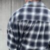 【Men's】AiE | エーアイイー　Painter Shirt [Ombre Rayon Twill] - BLACK - 画像 (10)